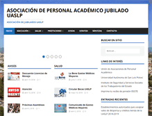 Tablet Screenshot of jubiladosuaslp.com